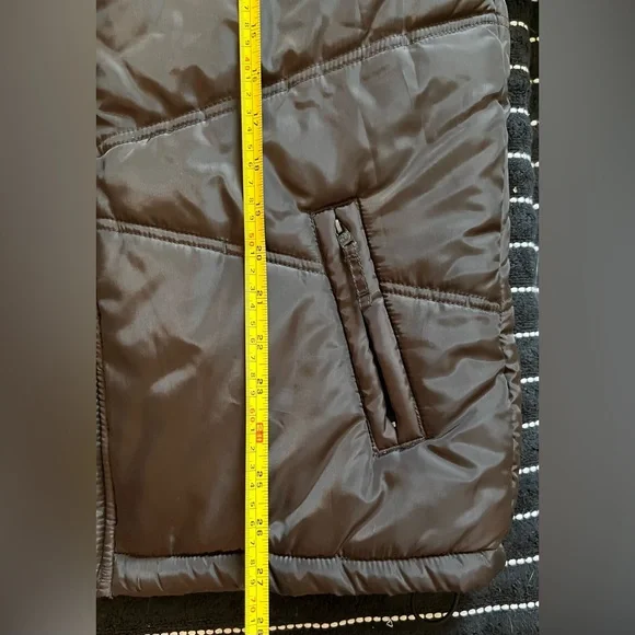 NWT. Timberland Dark Brown Puffer Coat. Sz L. - Picture 4 of 15